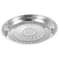 TUIBELY 32cm Stainless Steel Steamer Tray Rack for Wok/Cooker/Canner