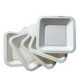 TUIBELY 40 Pcs Disposable Paper Square Dinner Plates Cake Plates