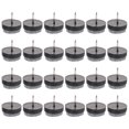 TUIBELY 60 Pcs Furniture Felt Pad Round Heavy Duty Nailon AntiSliding