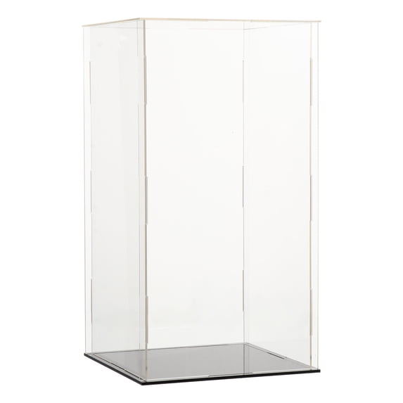 TUIBELY Acrylic Display Case for Collection Model Dolls - 30x15x15cm