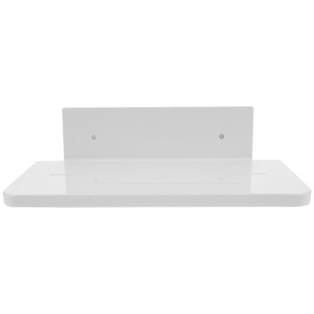 TUIBELY Circle Bathroom Shelves Wall Mounted Display Rack White Tablet