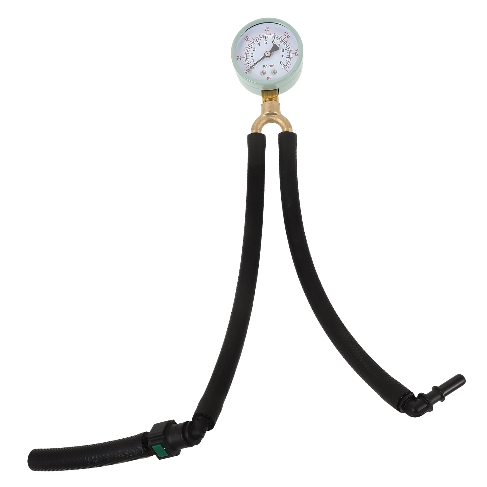 TUIBELY Gas Pressure Gauge Car Gasoline Pressure Meter Gauge Fuel