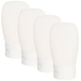 TUIBELY Mini Lotion Bottles Travel Container 30ml Refillable Toiletries Liquid 4pcs