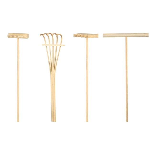TUIBELY Mini Zen Garden Rake Set for Office Decor and Meditation
