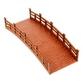 TUIBELY Miniature Wood Bridge Model Fake Bridge Model Wooden Bridge