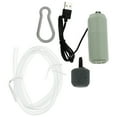 TUIBELY Rechargeable Fish Tank Oxygen Aerator Air Pump Hydroponic