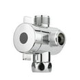 TUIBELY Universal Shower Arm Diverter Valve for Handheld Shower Head
