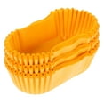 TUIBELYN 1000pcs Yellow Loaf Bread Tin Liners Cupcake Baking Cups