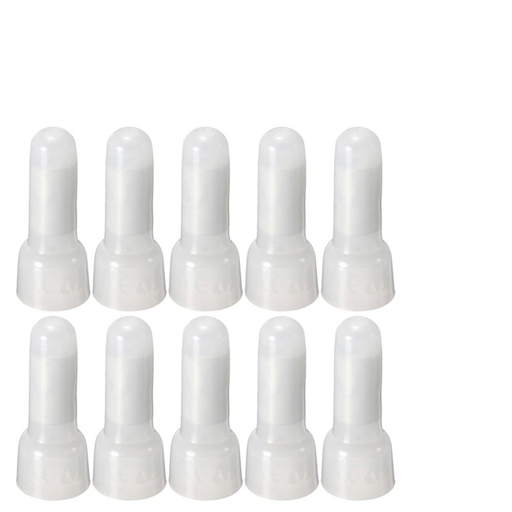 TUIBELYN 100Pcs 1614 GA AWG Closed End Crimp Caps Splice Gauge Wire