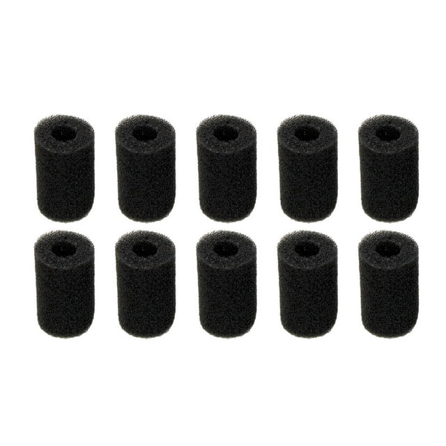 TUIBELYN 10PCS Aquarium Pre Filter Sponge Fish Tank Foam Rolls S Size