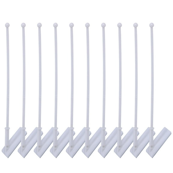 TUIBELYN 10pcs Auto Window Flagpoles Vehicle Flag Sticky Nation Flag Support Vehicle Flag Frames
