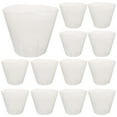 TUIBELYN 10pcs Soft Clear Plastic Plant Nursery Pots with Drainage Hole
