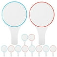 TUIBELYN 12pc Dry Erase Answer Paddle Handheld Whiteboard for Classroom