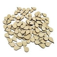 TUIBELYN 15mm Wood Chip Water Drop Shape for Crafts & Gifts