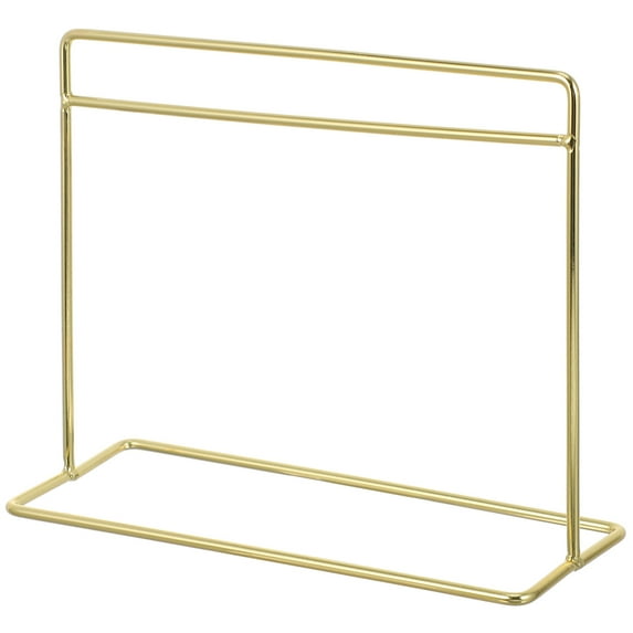 TUIBELYN 18" Doll Clothes Hanger Rack, Golden Mini Garment Stand