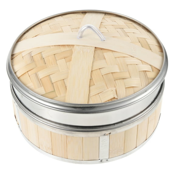 TUIBELYN 1pc Dim Sum Dumpling Food Steamer With Lid Kitchen Multi-functional Steamer