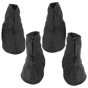 TUIBELYN 2 Pairs of Washable Shoe Covers Reusable Shoe Covers Non Slip Work Boot Protector Covers