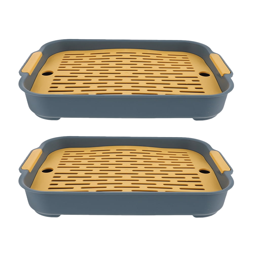 Image showcasing TUIBELYN 2Pcs Guinea Pig Litter Box Small Pet Toilet Bunny Training ...