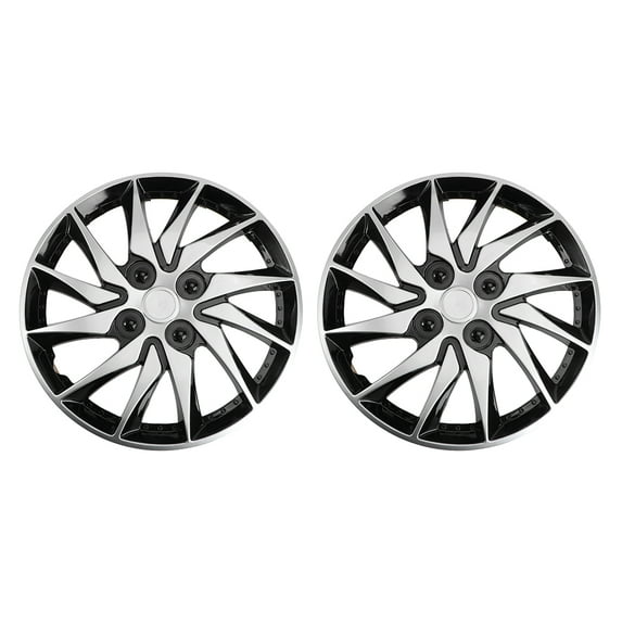 TUIBELYN 2pcs Performance Wheel Cover 14 inch Plastic Hub Wheel Caps Replacements