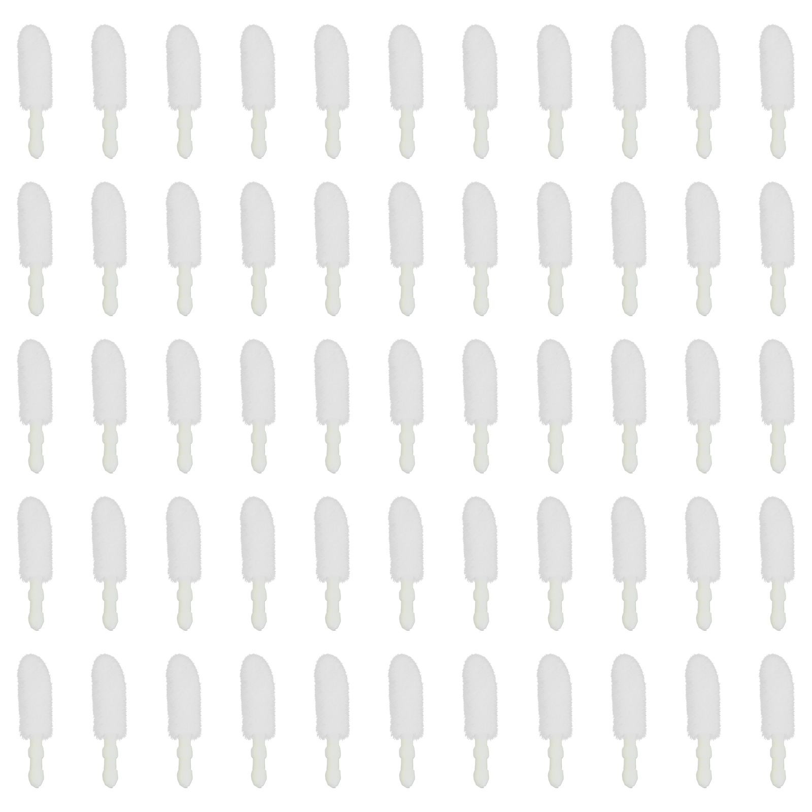 TUIBELYN 300Pcs Lipstick Brush Replacement Heads Disposable Flocking