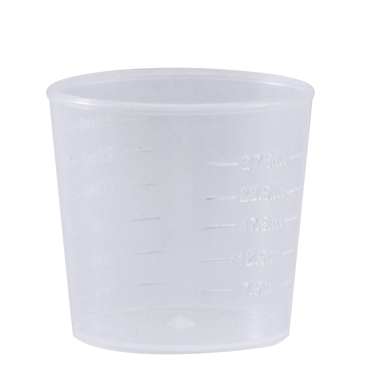 TUIBELYN 30ml Plastic Graduated Cups for Mixing Paint and Resin (25