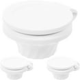 TUIBELYN 3pcs Fliptop Caps for Shampoo/Lotion Bottles Dispense