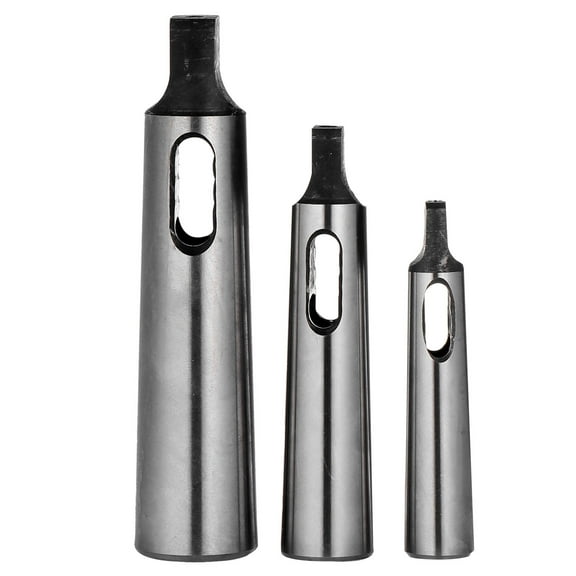 TUIBELYN 3pcs Taper Adapter Reducing Drill Chuck Sleeve Lathe Milling Drill Sleeve