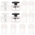 TUIBELYN 4 Pairs Heavy Duty Cord Locks & End Clips for No Tie Shoelace