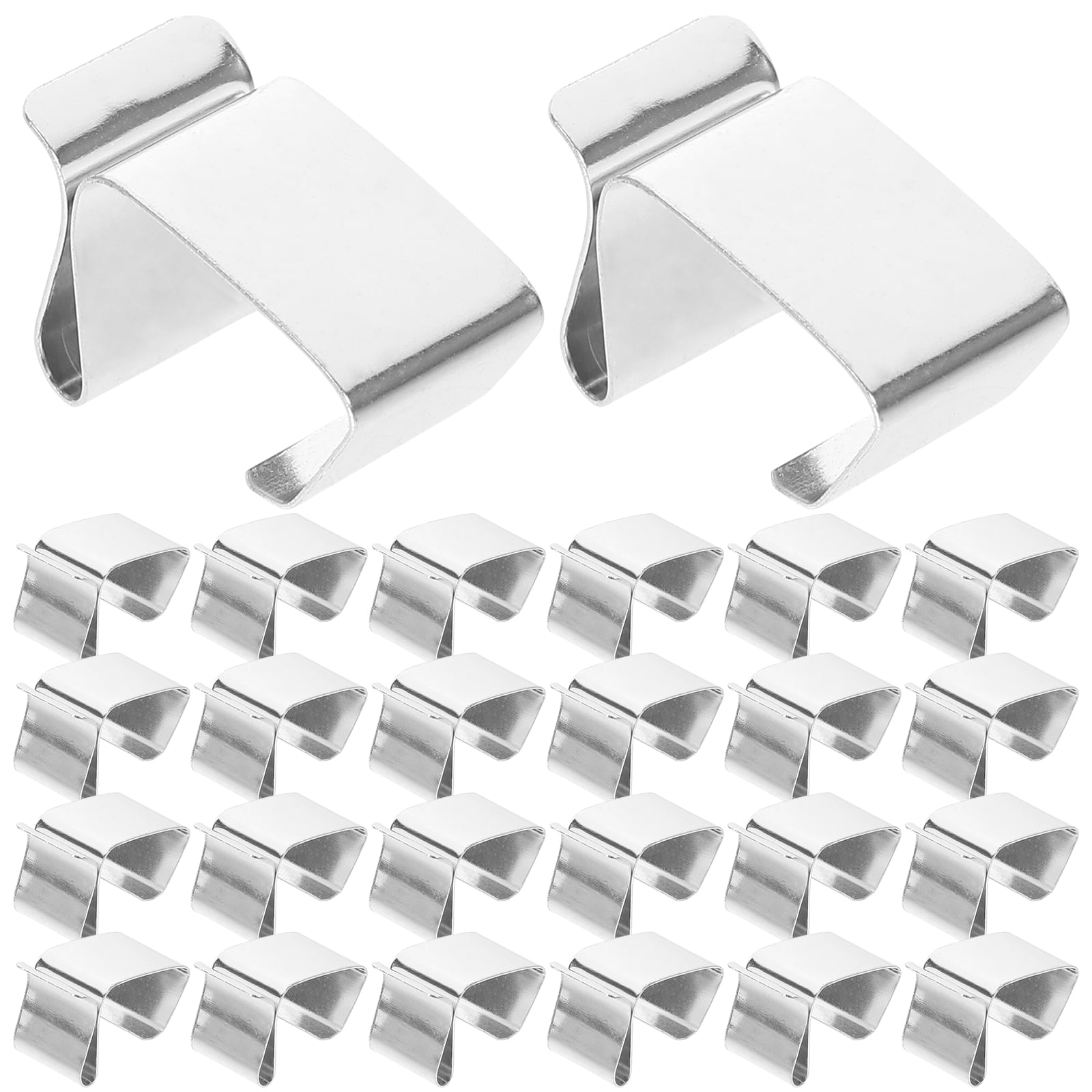 TUIBELYN 50 Gutter Clips for Outdoor Christmas Lights Hanging Hooks