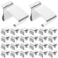 TUIBELYN 50 Gutter Clips for Outdoor Christmas Lights Hanging Hooks