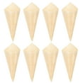 TUIBELYN 50 Wood Appetizer Cones for Parties and Events