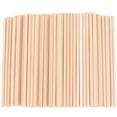 TUIBELYN 50Pcs Unfinished Wooden Dowel Rods for Crafts and DIYers