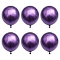 thumbnail image 1 of TUIBELYN 50pcs 12inch Latex Metallic Balloons Thicken Decoration Balloons Party Supplies for Birthday Wedding Baby Shower Gathering Festival Purple, 1 of 6