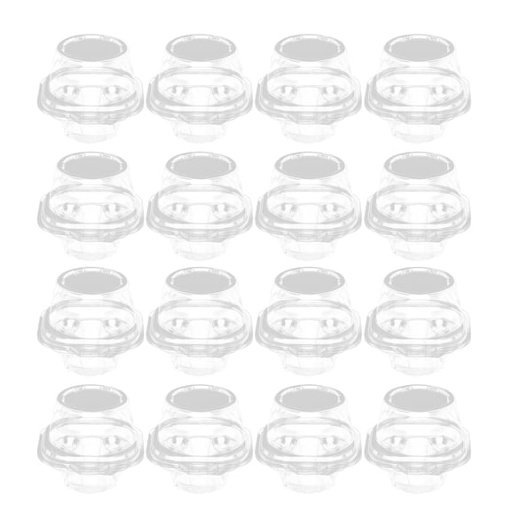 Mobutofu Cake Packing Boxes PET For Catering Business Office Use 50Pcs 4.32X3.93X3.54in