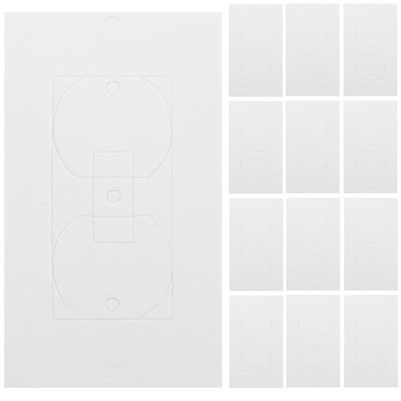 TUIBELYN 50pcs Outlet Insulation Pads Wall Plate Insulation Gasket Wall Gasket Replacement Socket Outlet Sealers