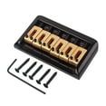 TUIBELYN 6 Strings Electric Guitar Bridge Saddle Hard Tail Tailpiece