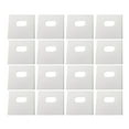 TUIBELYN 60 Clear Vertical Blind Repair Tabs for Replacement Slats and