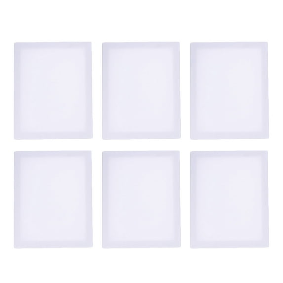 TUIBELYN 6PCS Oil Painting Frames DIY Painting Boards Cotton Linen White Stretched Canvas for Drawing Painting 30x40