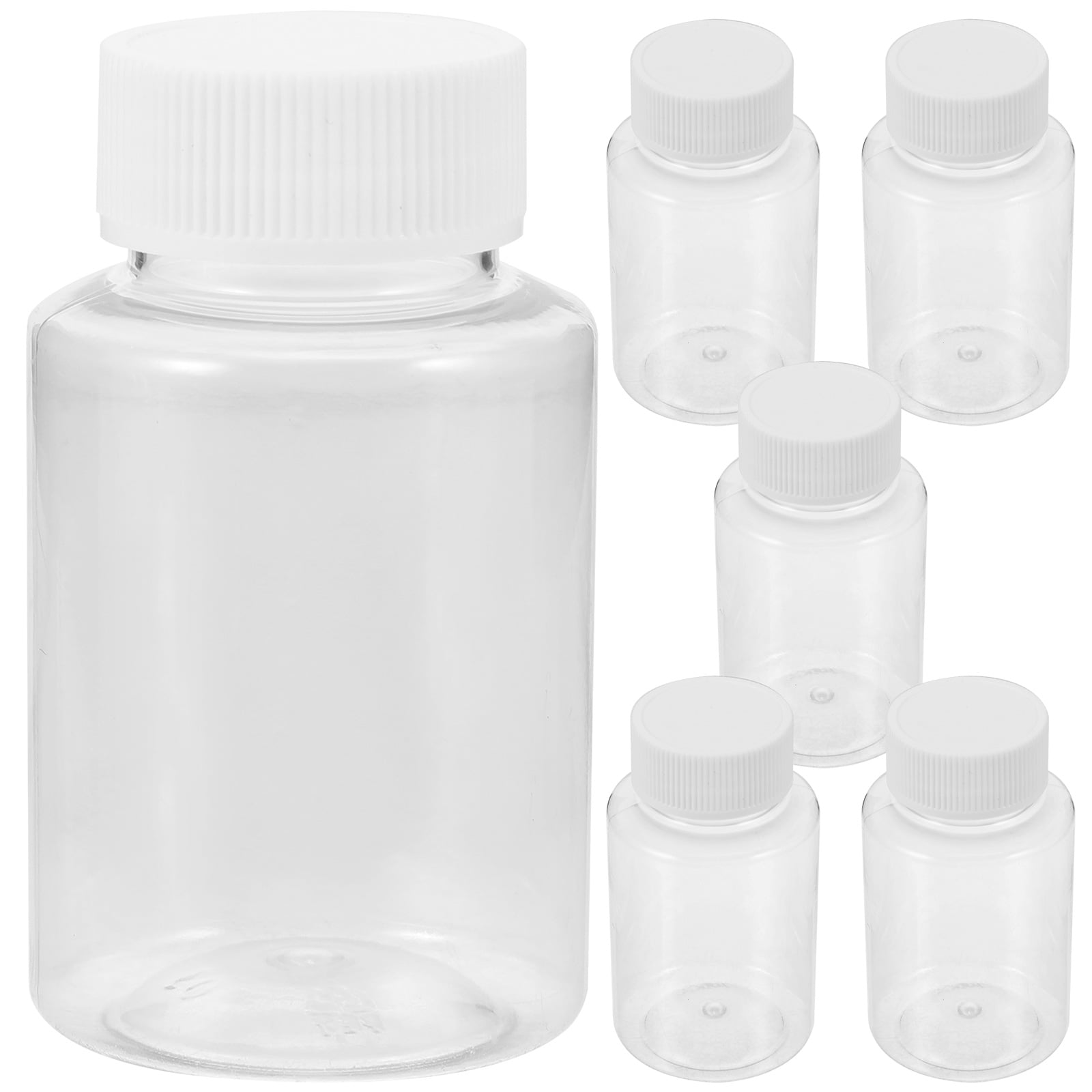 TUIBELYN 6pcs Small Bottles Oil Sample Bottle Empty Sample Vials Liquid ...