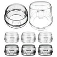 TUIBELYN 8Pcs Gas Stove Knob Cover Clear Child Proof Oven Locks Stove