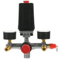TUIBELYN Air Regulator Compressor Pressure Valve with Gauges and Safety