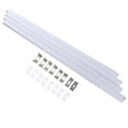 TUIBELYN Aluminium LED Strip Channel Diffuser with Mounting Clips