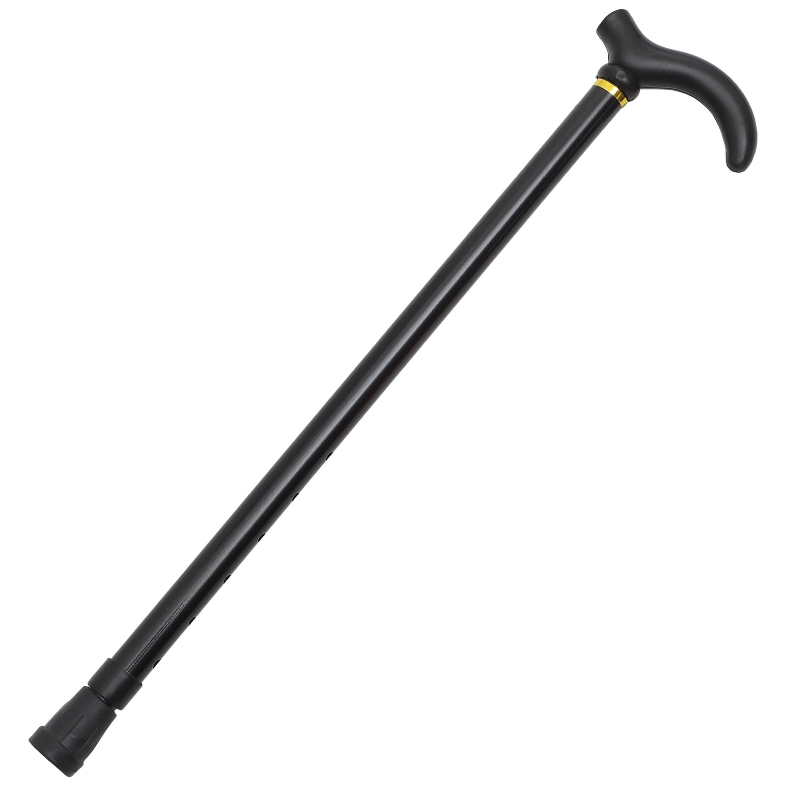 TUIBELYN Aluminum Retractable Walking Stick Adjustable Cane (Black