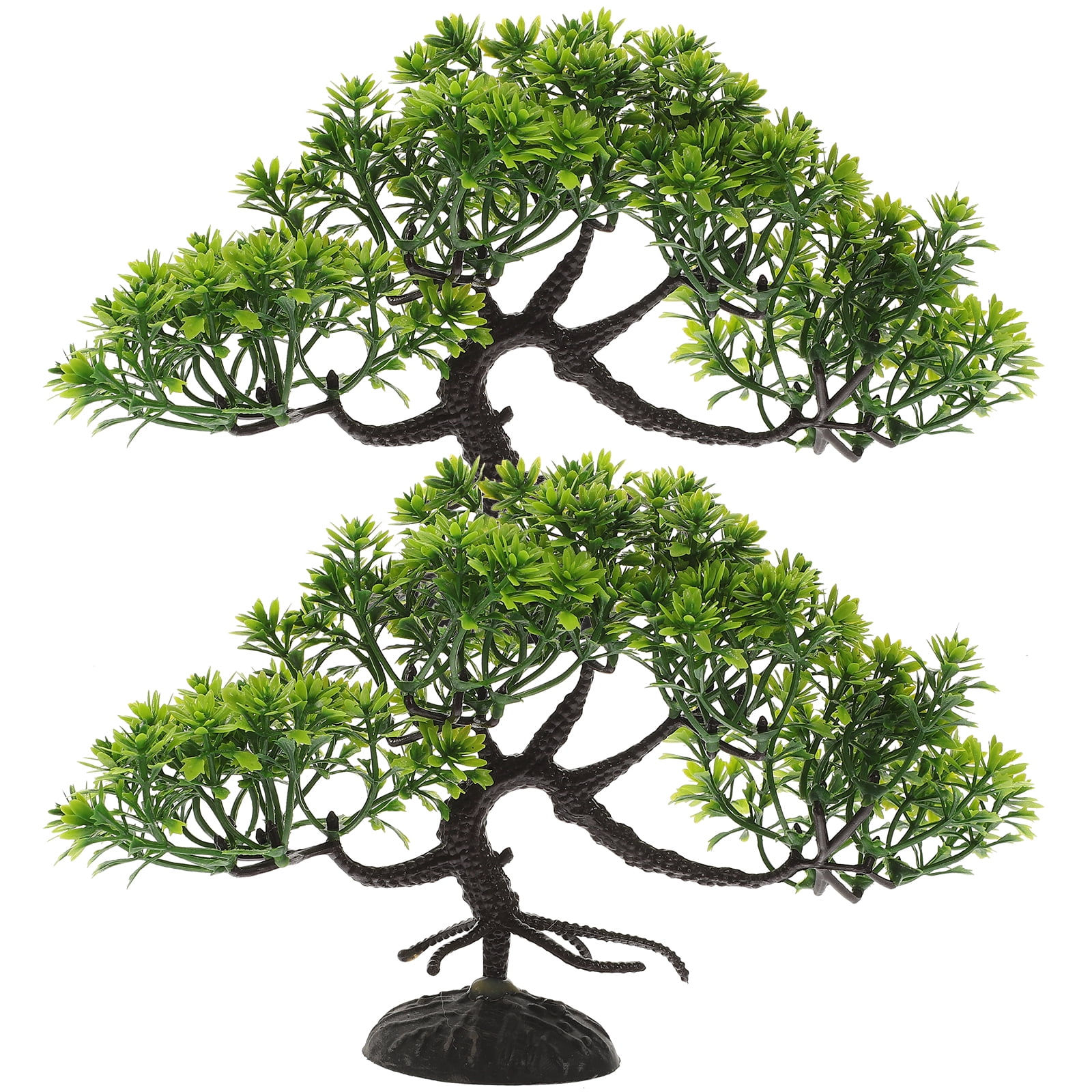 TUIBELYN Artificial Pine Tree Bonsai Aquarium Decor Water Decors