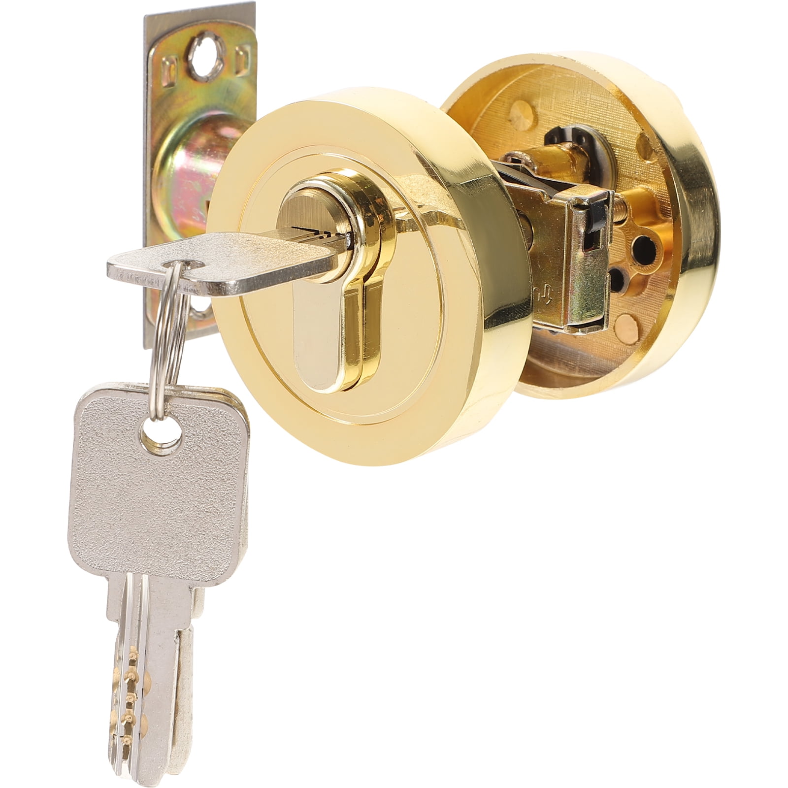 Single Deadbolt Door Lock with Keyed Cylinder for Bedroom Entry Door ...