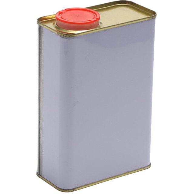 TUIBELYN Empty Paint Can Metal Paint Bucket Rectangle Paint Pail