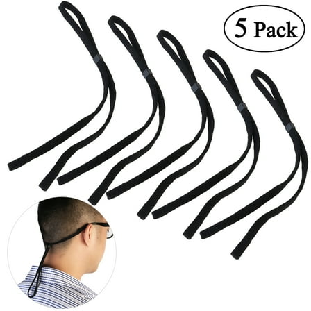 TUIBELYN Eyeglass Strap Sunglass Strap Glass Strap Adjustable Retainers (5pcs)