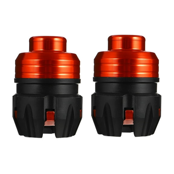 TUIBELYN Garneck 2pcs Fork Frame Sliders for Motorcycles Orange