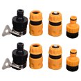 TUIBELYN Gas Pressure Washer Hose Quick Connector Fitting Adapter (8pcs