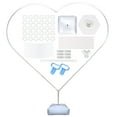 thumbnail image 1 of White Balloon Arch Stand Set Easy Assemble Reusable Plastic for Party Decoration Adjustable Base, 1 of 6